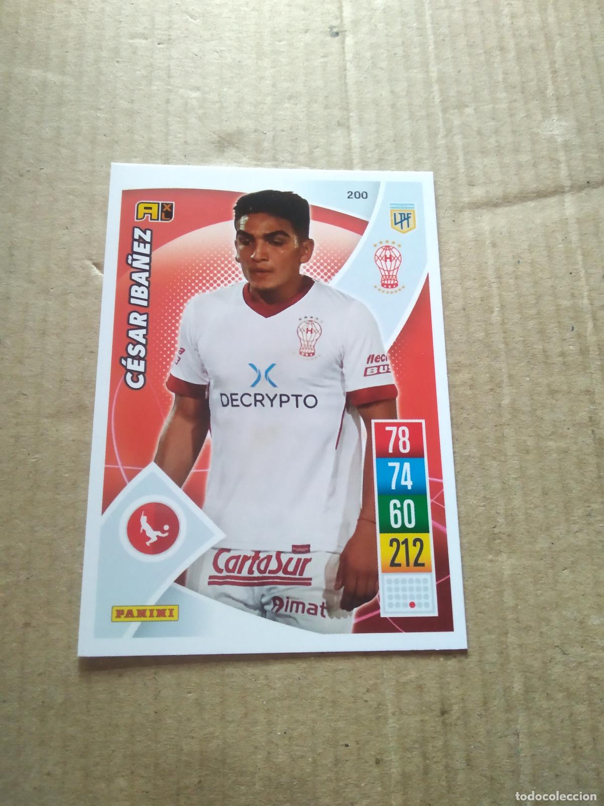 Cromos de F&uacute;tbol: 200 CESAR IBA&Ntilde;EZ HURACAN CROMO FUTBOL ARGENTINO 21-22 PANINI LIGA ARGENTINA 2021-2022