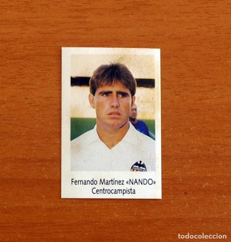 Cromos de F&uacute;tbol: Valencia - N&ordm; 213 Nando - Bimbo Liga - F&uacute;tbol 1991-1992, 91-92 - Nunca pegado