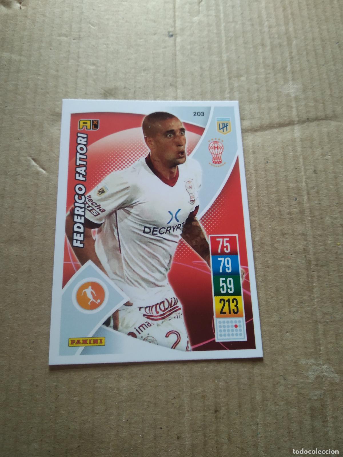 Cromos de F&uacute;tbol: 203 FEDERICO FATTORI HURACAN CROMO FUTBOL ARGENTINO 21-22 PANINI LIGA ARGENTINA 2021-2022