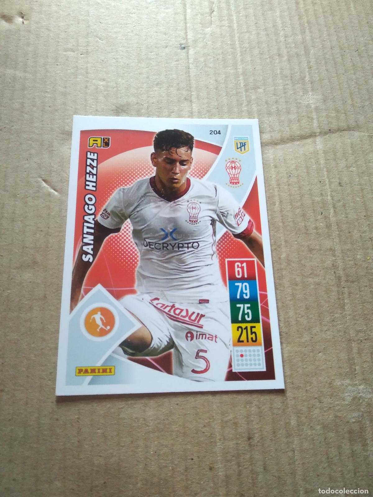 Cromos de F&uacute;tbol: 204 SANTIAGO HEZZE HURACAN CROMO FUTBOL ARGENTINO 21-22 PANINI LIGA ARGENTINA 2021-2022