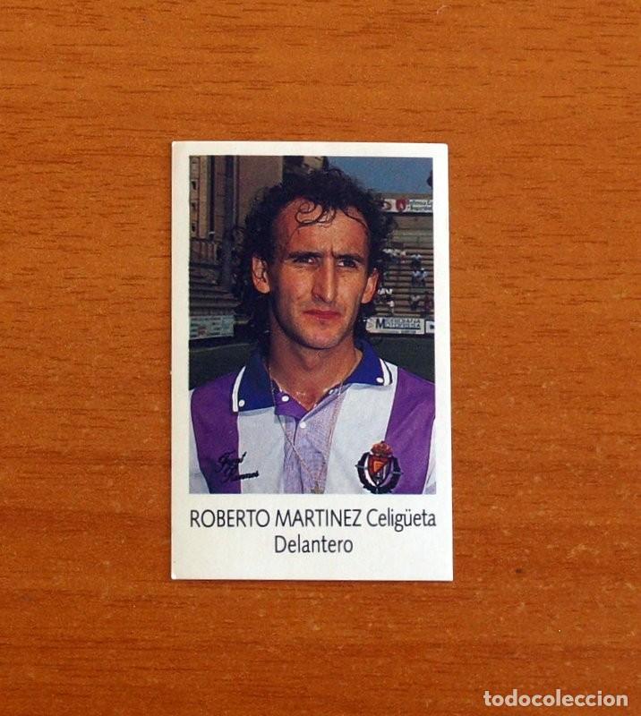 Cromos de F&uacute;tbol: Real Valladolid - N&ordm; 228 Roberto Mart&iacute;nez - Bimbo Liga - F&uacute;tbol 1991-1992, 91-92 - Nunca Pegado