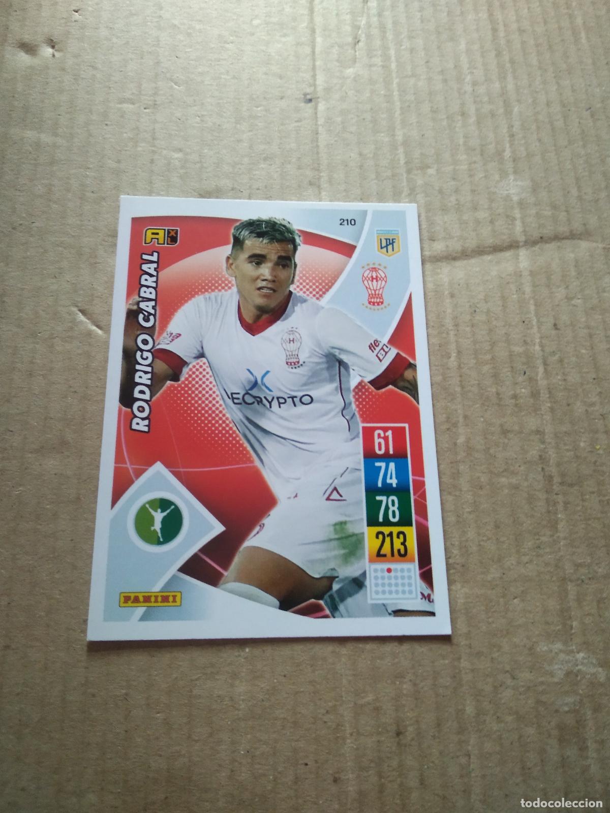 Cromos de F&uacute;tbol: 210 RODRIGO CABRAL HURACAN CROMO FUTBOL ARGENTINO 21-22 PANINI LIGA ARGENTINA 2021-2022