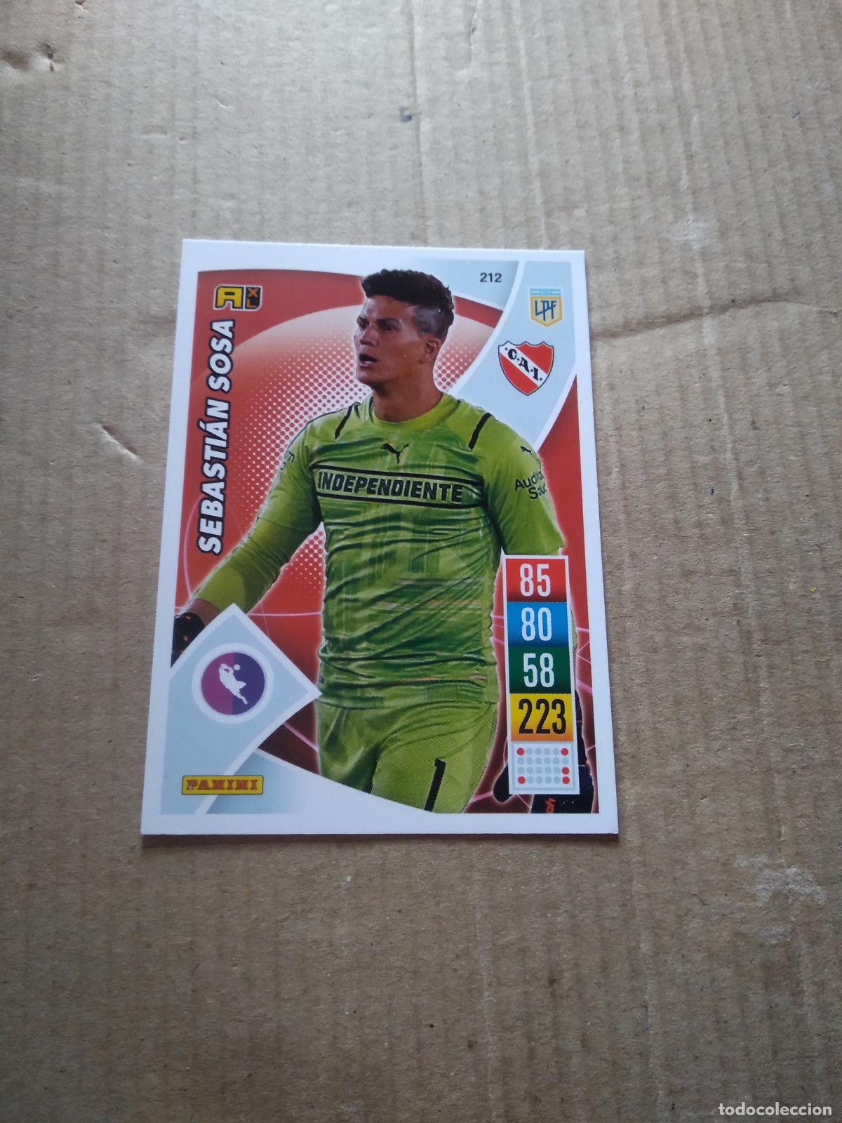 Cromos de F&uacute;tbol: 212 SEBASTIAN SOSA INDEPENDIENTE CROMO FUTBOL ARGENTINO 21-22 PANINI LIGA ARGENTINA 2021-2022