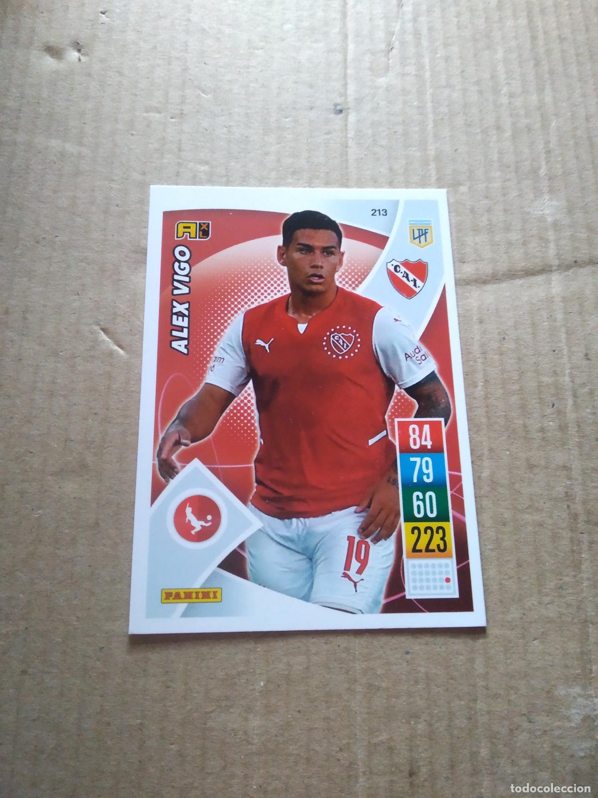 Cromos de F&uacute;tbol: 213 ALEX VIGO INDEPENDIENTE CROMO FUTBOL ARGENTINO 21-22 PANINI LIGA ARGENTINA 2021-2022