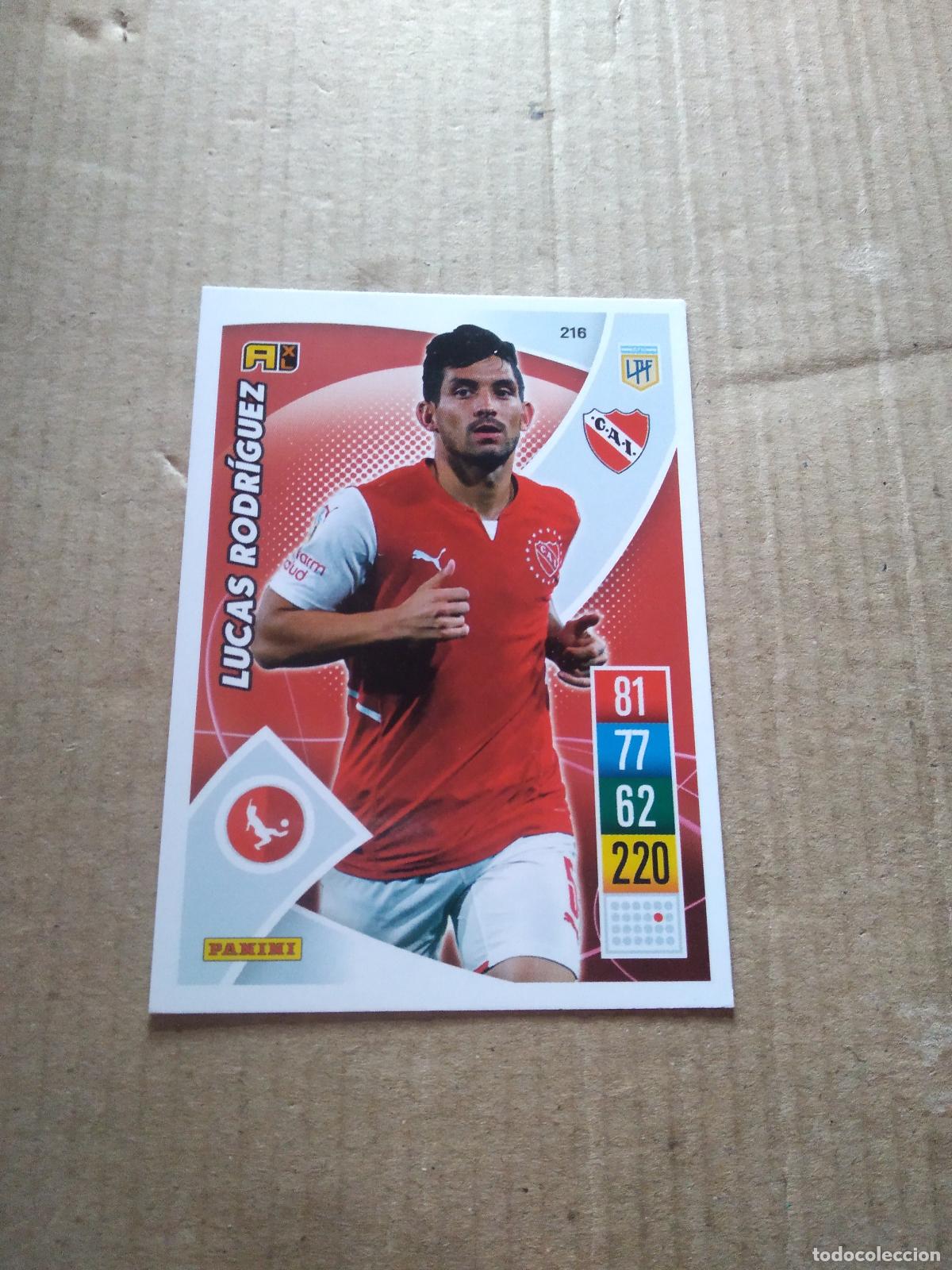 Cromos de F&uacute;tbol: 216 LUCAS RODRIGUEZ INDEPENDIENTE CROMO FUTBOL ARGENTINO 21-22 PANINI LIGA ARGENTINA 2021-2022
