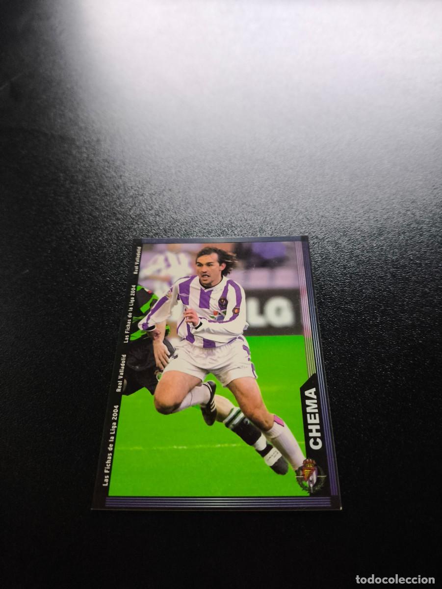 Cromos de F&uacute;tbol: 366 Chema VALLADOLID MUNDICROMO LIGA 2003 2004 03 04 NO PANINI ESTE CROMO CARD