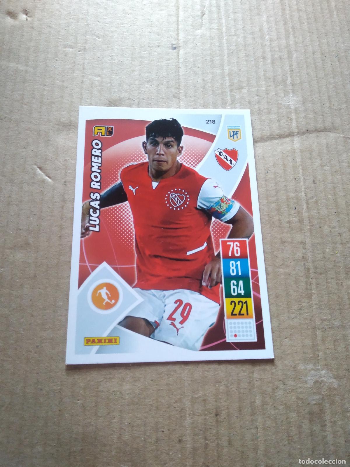 Cromos de F&uacute;tbol: 218 LUCAS ROMERO INDEPENDIENTE CROMO FUTBOL ARGENTINO 21-22 PANINI LIGA ARGENTINA 2021-2022
