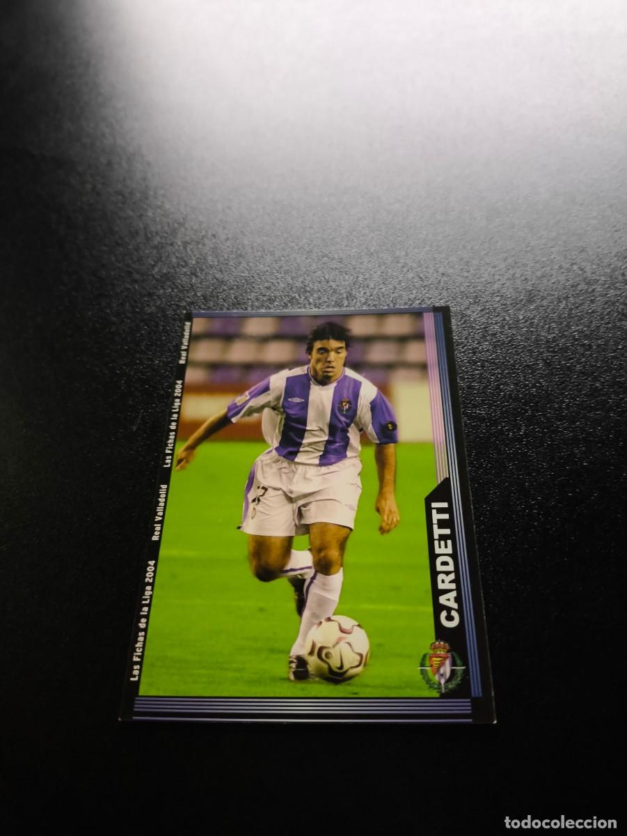 Football Stickers: 374 Cardetti VALLADOLID MUNDICROMO LIGA 2003 2004 03 04 NO PANINI ESTE CROMO CARD