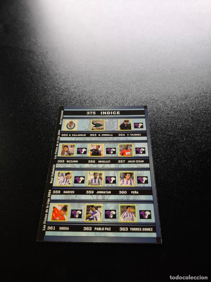 Football Stickers: 375 Indice VALLADOLID MUNDICROMO LIGA 2003 2004 03 04 NO PANINI ESTE CROMO CARD