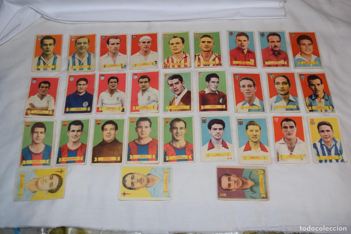 Cromos de F&uacute;tbol: F&uacute;tbol, Campeones 1949 / 1950 - Editorial Bruguera - Lote 30 CROMOS diferentes &iexcl;Mira fotos/detalles!