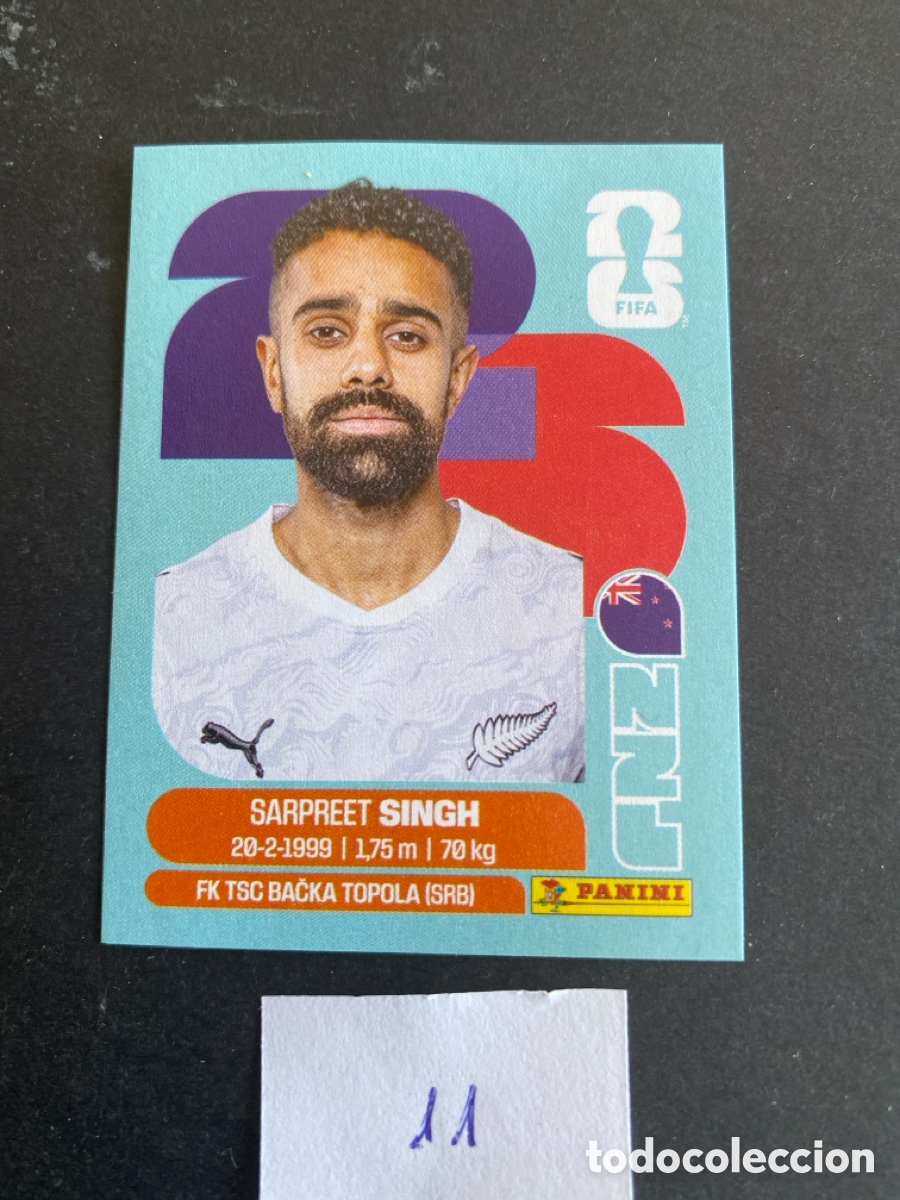 Cromos de F&uacute;tbol: Cromo Nueva Zelanda Mundial 2026 N* 11 nuevo