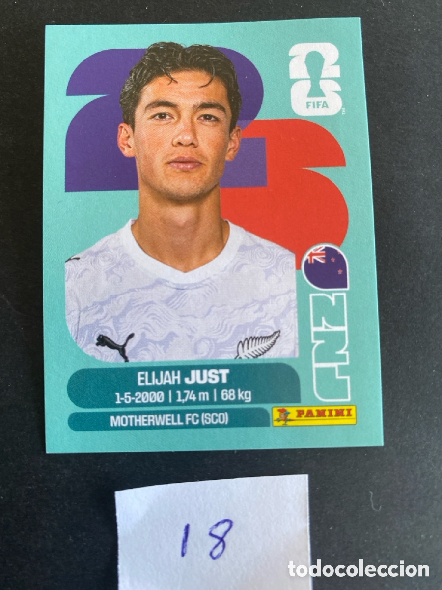 Cromos de F&uacute;tbol: Cromo Nueva Zelanda Mundial 2026 N* 18 nuevo