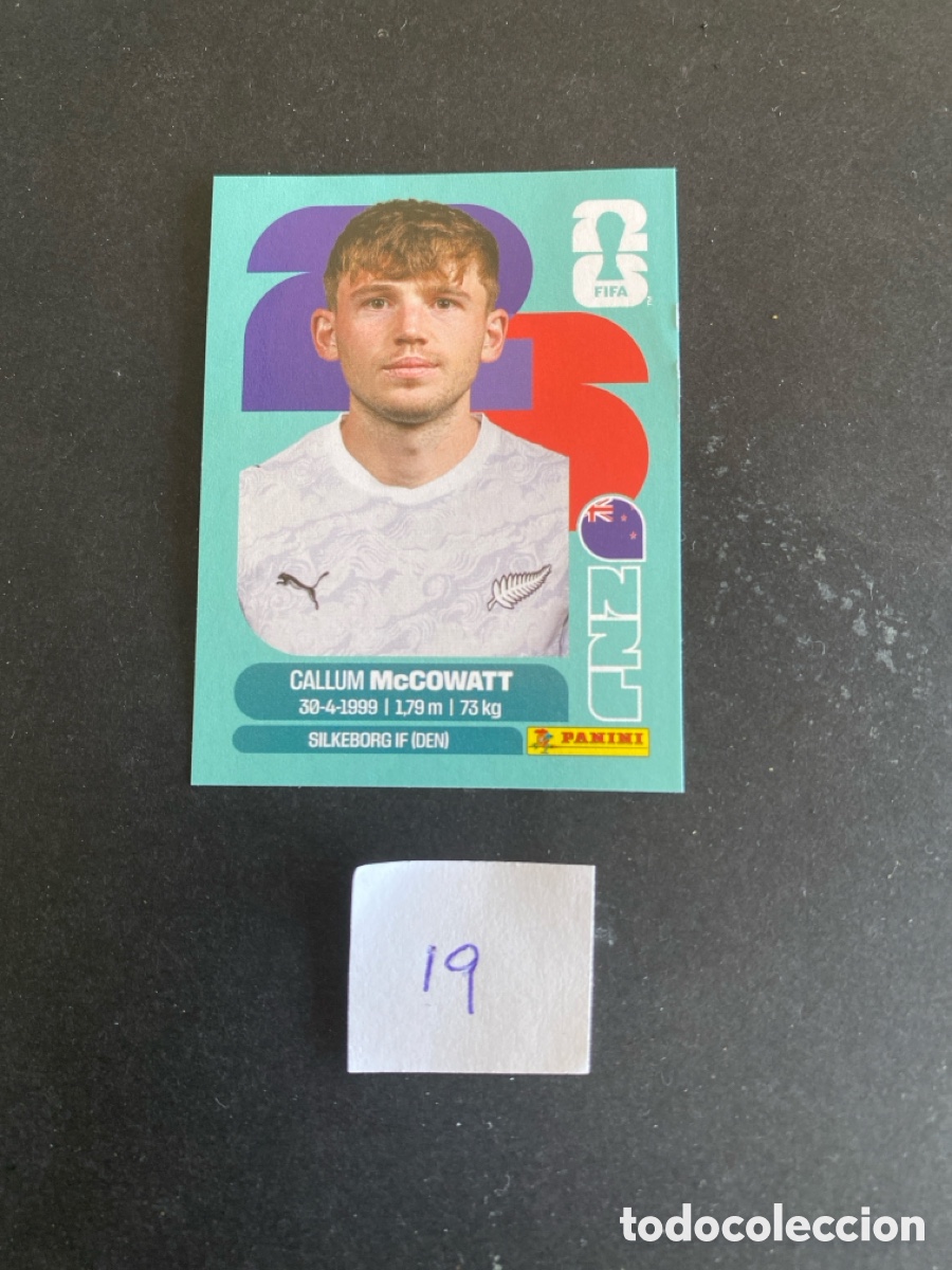 Cromos de F&uacute;tbol: Cromo Nueva Zelanda Mundial 2026 N* 19 nuevo