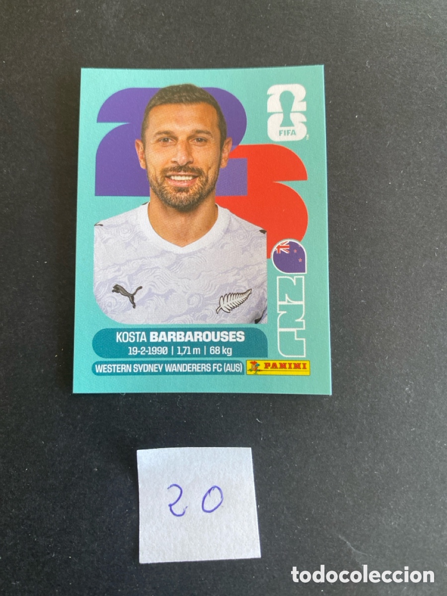 Cromos de F&uacute;tbol: Cromo Nueva Zelanda Mundial 2026 N* 20 nuevo