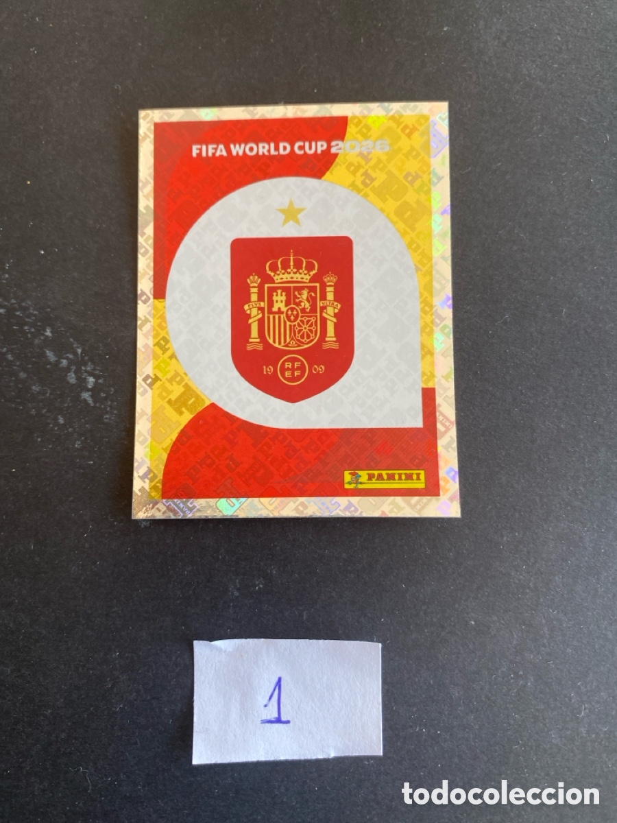 Cromos de F&uacute;tbol: Cromo Espa&ntilde;a Mundial 2026 N* 1 nuevo