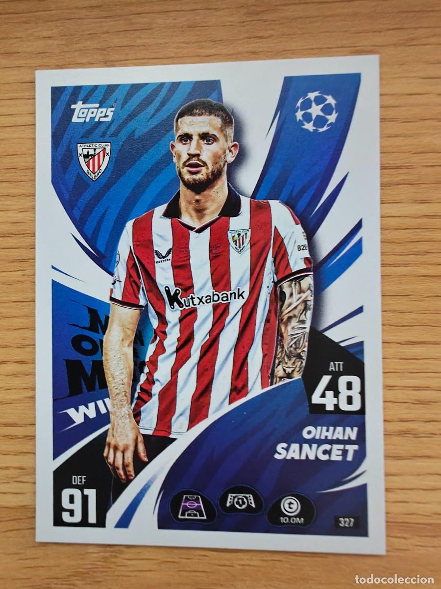 Cromos de F&uacute;tbol: Oihan Sancet 327 Match Attax 25 26 Man of the Match Wildcard Athletic Club Bilbao 2025 2026