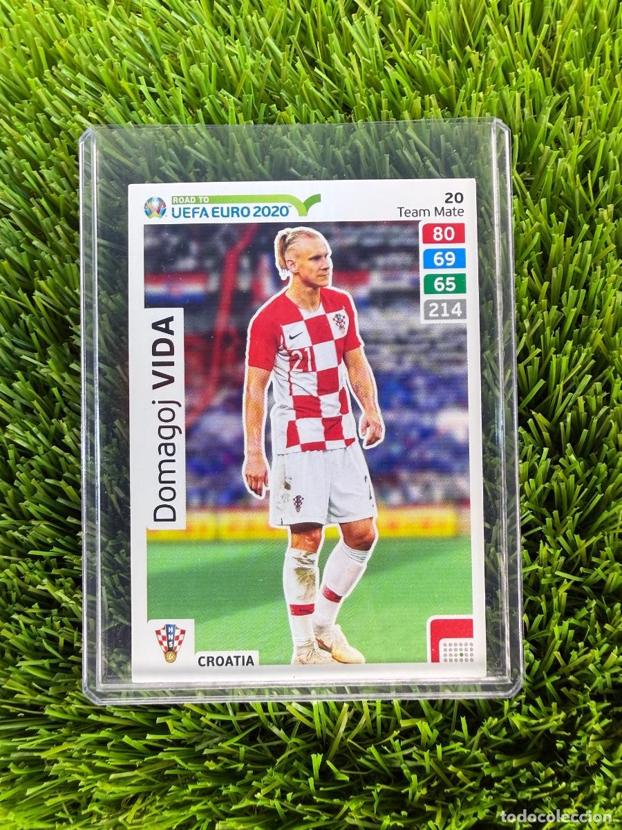 Cromos de F&uacute;tbol: N&ordm; 20 Domagoj Vida Croacia Adrenalyn XL Road to Euro 2020