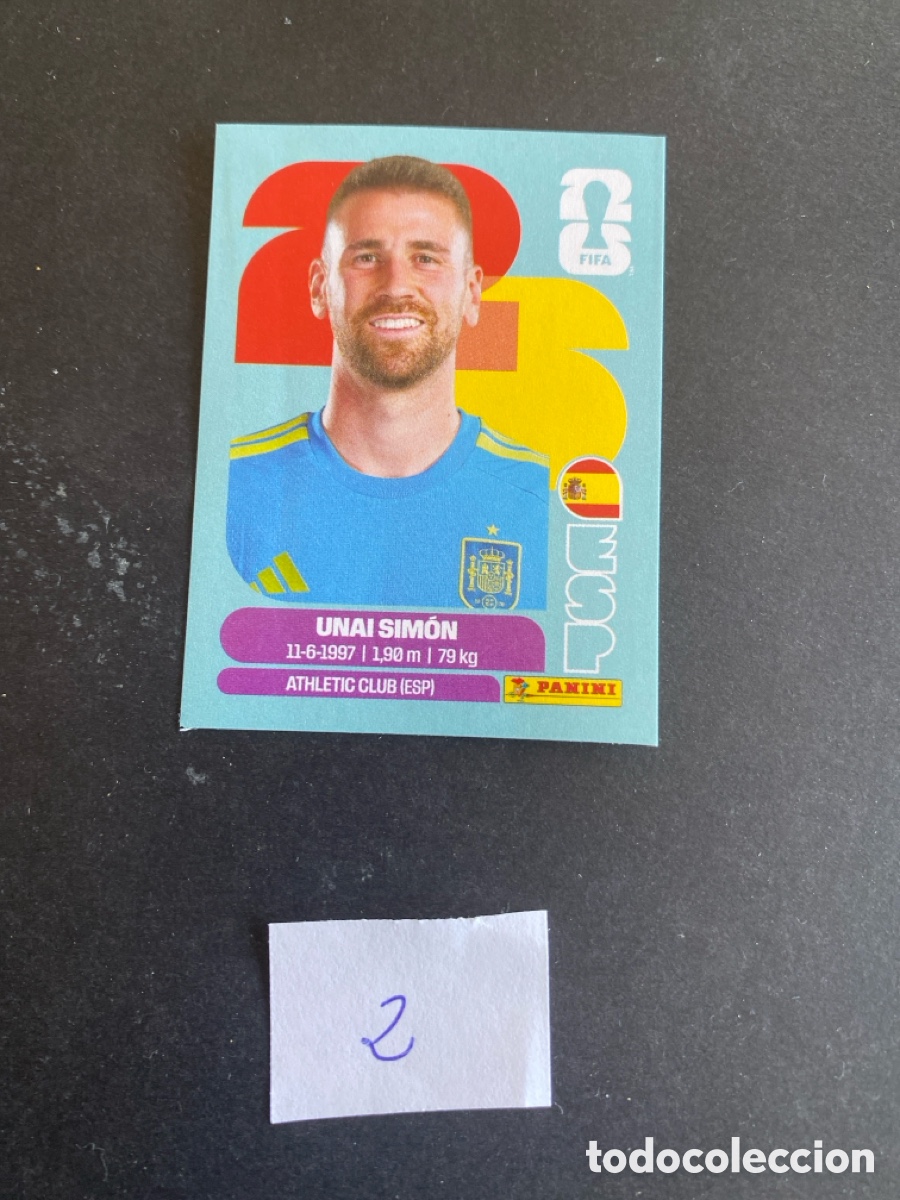 Cromos de F&uacute;tbol: Cromo Espa&ntilde;a Mundial 2026 N* 2 nuevo