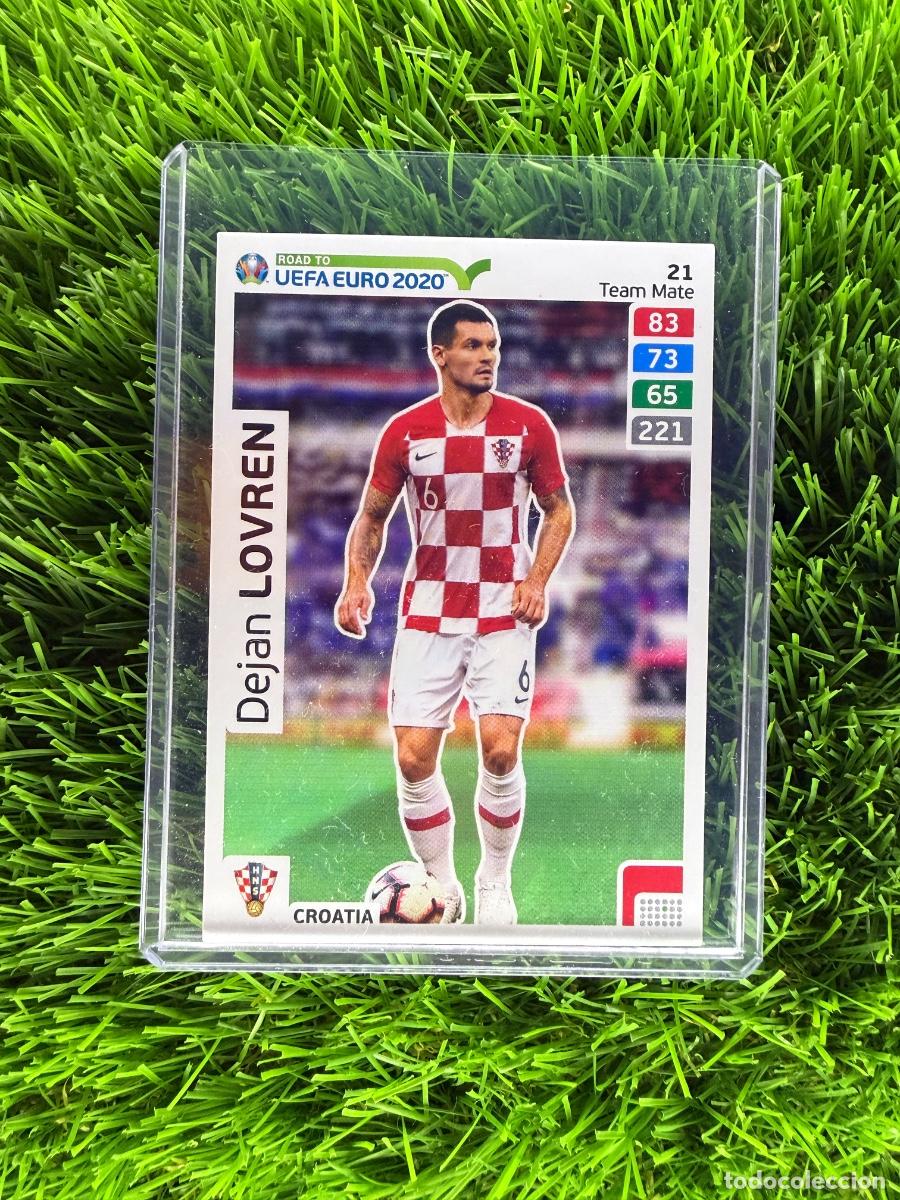 Cromos de F&uacute;tbol: N&ordm; 21 Dejan Lovren Croacia Adrenalyn XL Road to Euro 2020
