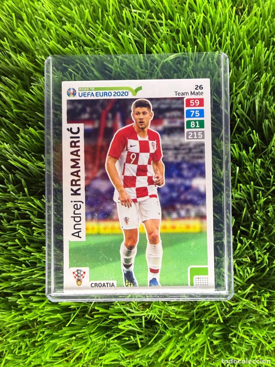 Football Stickers: N&ordm; 26 Andrej Kramaric Croacia Adrenalyn XL Road to Euro 2020