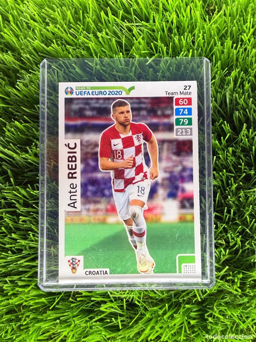 Football Stickers: N&ordm; 27 Ante Rebic Croacia Adrenalyn XL Road to Euro 2020
