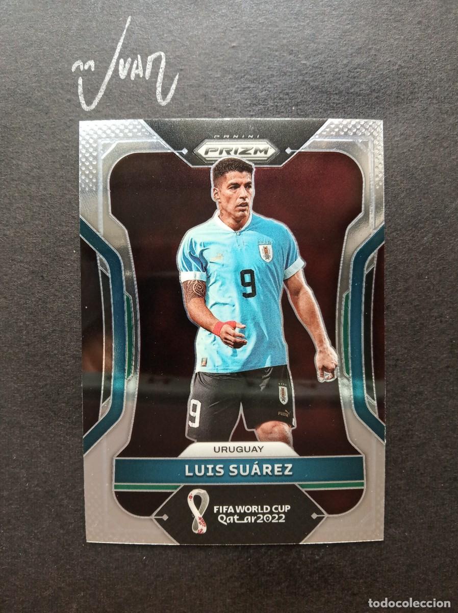 Football Stickers: N&ordm; 280 LUIS SUAREZ URUGUAY FC BARCELONA ⚽ PANINI &reg; PRIZM FIFA WORLD CUP QATAR 2022 2021 NUEVO