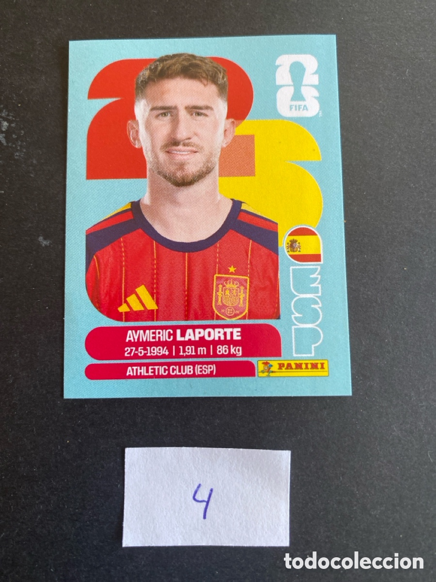 Football Stickers: Cromo Espa&ntilde;a Mundial 2026 N* 4 nuevo