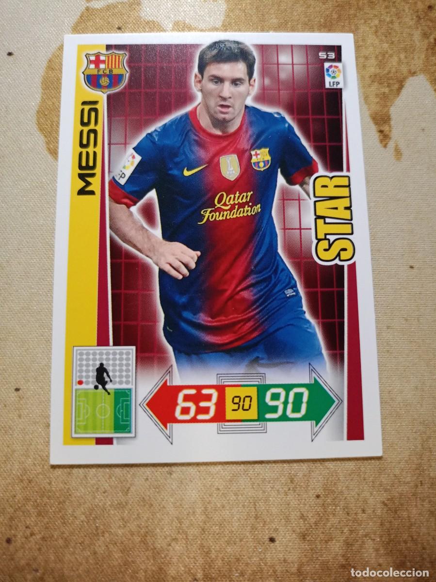 Cromos de F&uacute;tbol: Barcelona 53 MESSI Adrenalyn 2012-13
