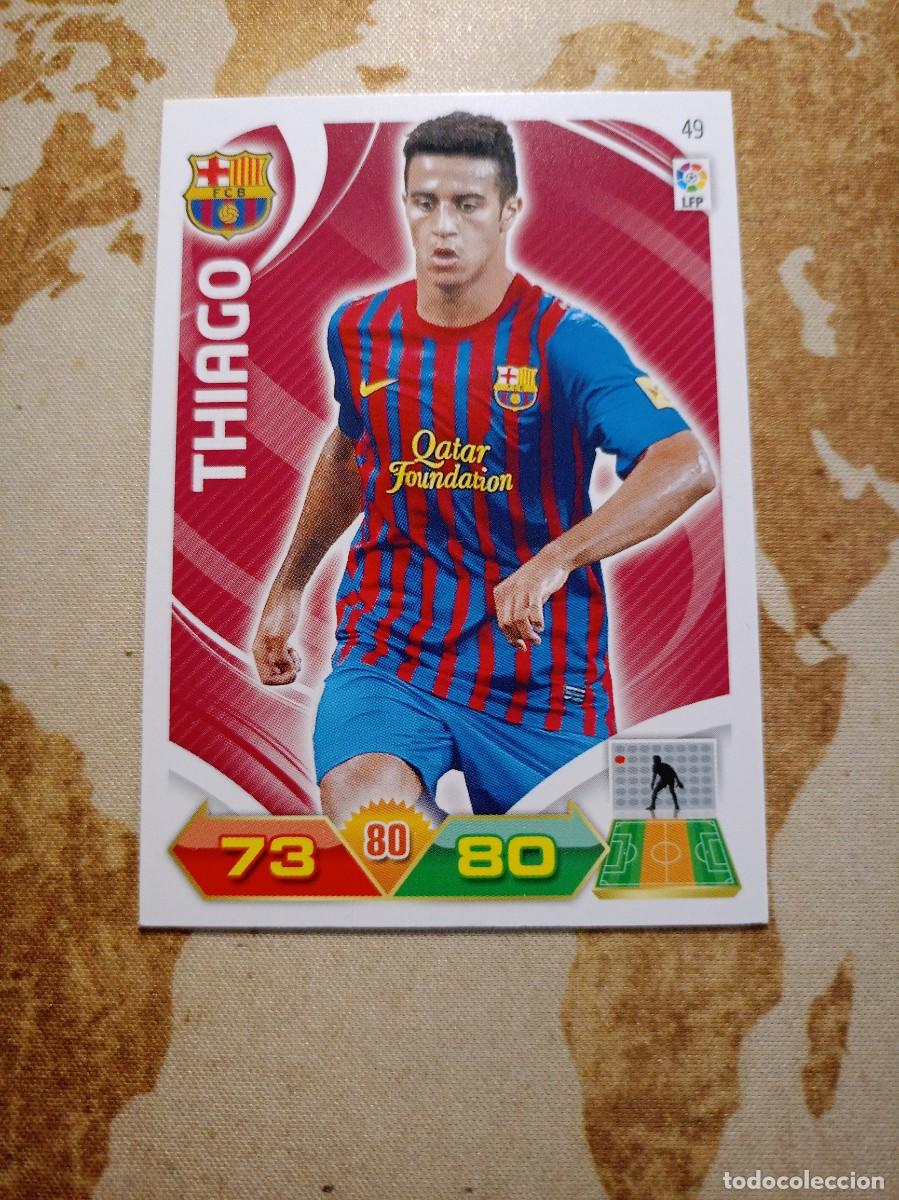 Cromos de F&uacute;tbol: Barcelona 49 THIAGO Adrenalyn 2011-12