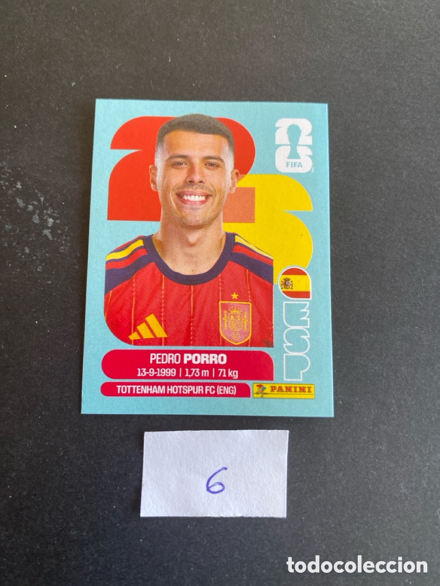 Cromos de F&uacute;tbol: Cromo Espa&ntilde;a Mundial 2026 N* 6 nuevo