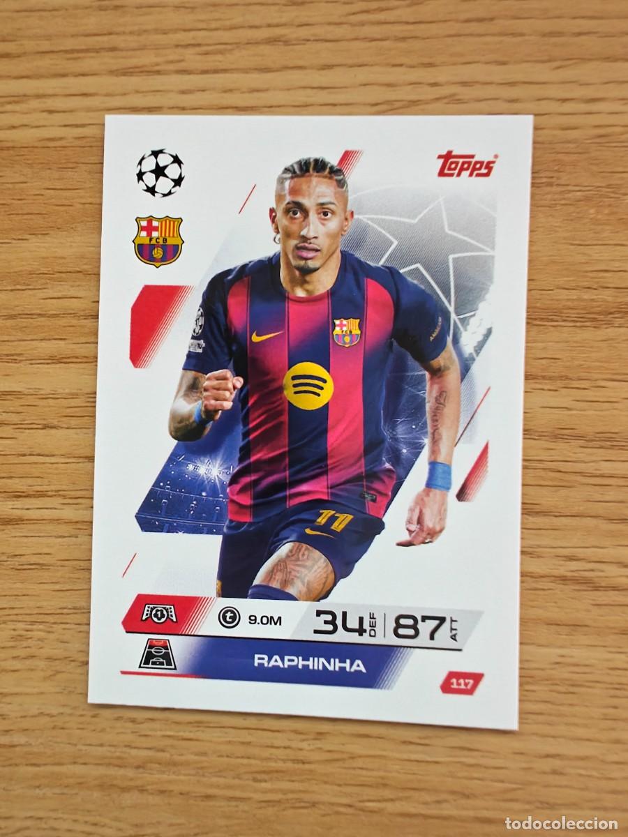 Cromos de F&uacute;tbol: Raphinha 117 Match Attax 25 26 Barcelona 2025 2026