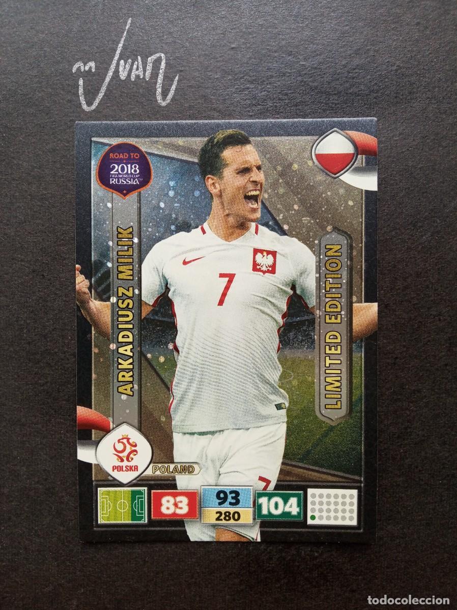 Figurine di Calcio: LIMITED EDITION MILIK POLONIA NAPOLES ⚽ PANINI &reg; ADRENALYN ROAD FIFA WORLD CUP RUSSIA 2018 18 NUEVO