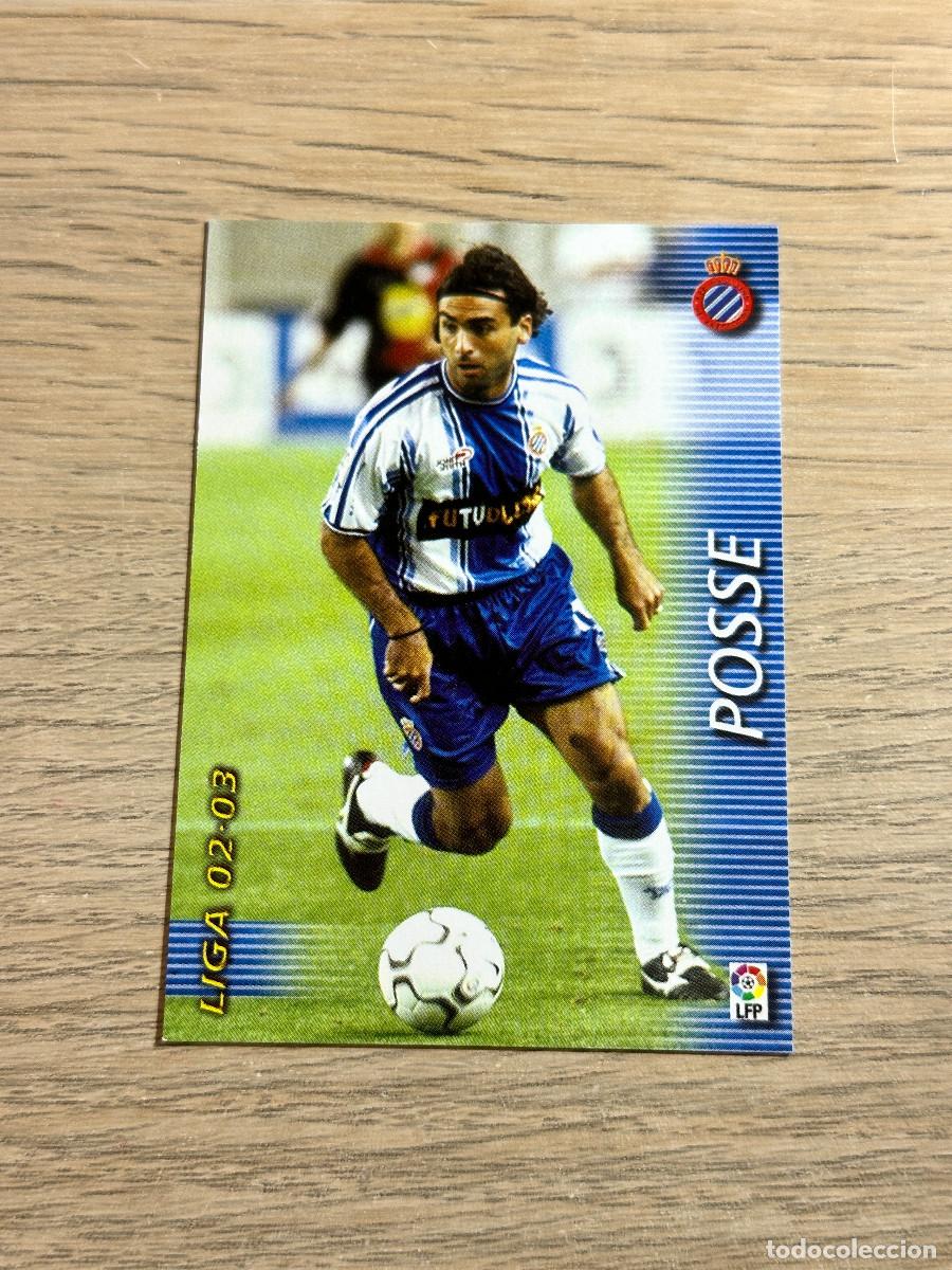 Figurine di Calcio: POSSE n&ordm; 143 ESPANYOL MEGAFICHAS 2002 2003 MEGACRACKS PANINI 02 03