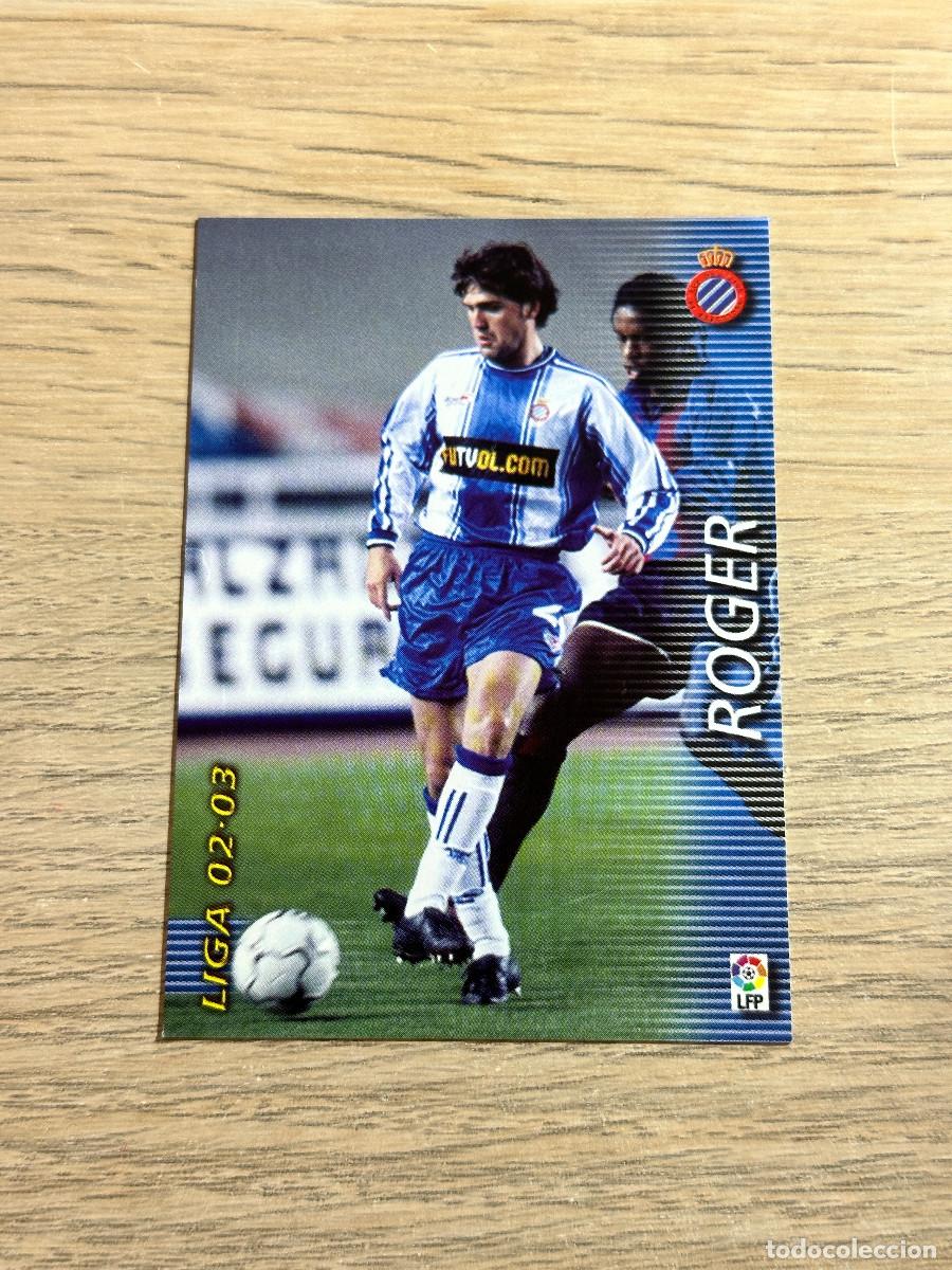 Figurine di Calcio: ROGER n&ordm; 141 ESPANYOL MEGAFICHAS 2002 2003 MEGACRACKS PANINI 02 03