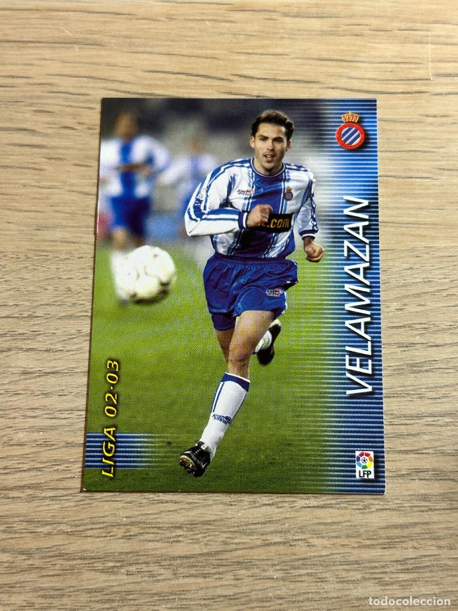 Figurine di Calcio: VELAMAZAN n&ordm; 140 ESPANYOL MEGAFICHAS 2002 2003 MEGACRACKS PANINI 02 03