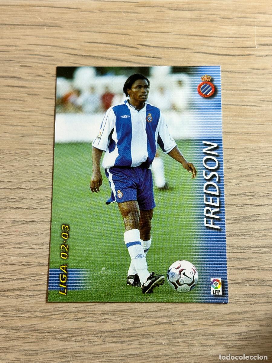 Figurine di Calcio: FREDSON n&ordm; 139 ESPANYOL MEGAFICHAS 2002 2003 MEGACRACKS PANINI 02 03