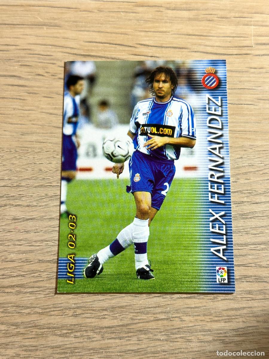 Figurine di Calcio: ALEX FERNANDEZ n&ordm; 138 ESPANYOL MEGAFICHAS 2002 2003 MEGACRACKS PANINI 02 03
