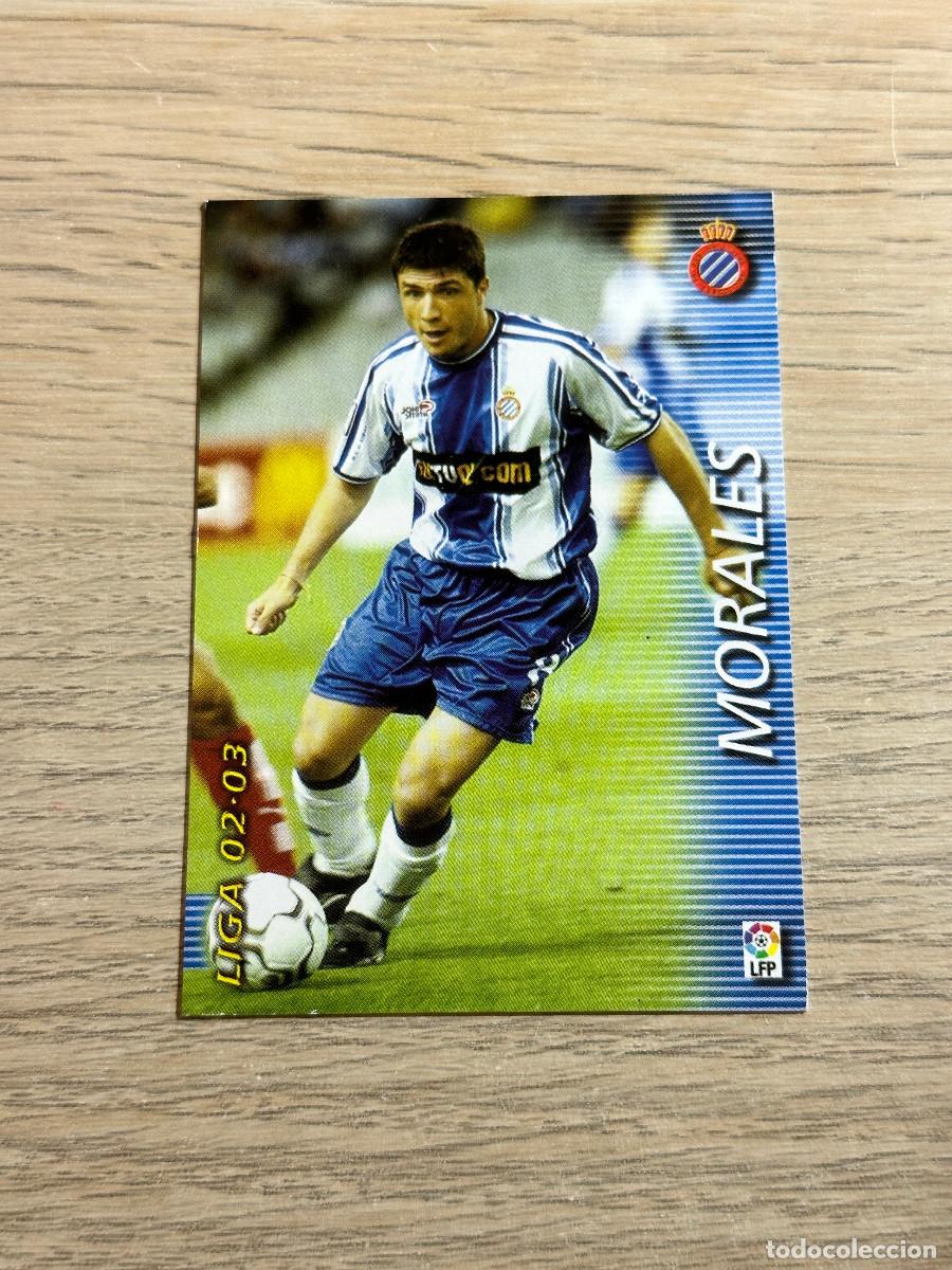 Figurine di Calcio: MORALES n&ordm; 137 ESPANYOL MEGAFICHAS 2002 2003 MEGACRACKS PANINI 02 03