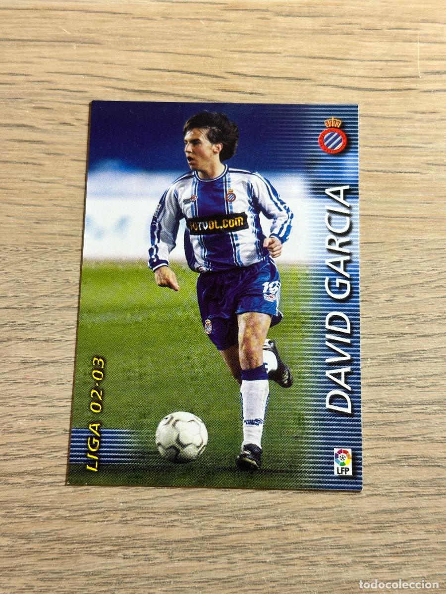 Figurine di Calcio: DAVID GARCIA n&ordm; 135 ESPANYOL MEGAFICHAS 2002 2003 MEGACRACKS PANINI 02 03