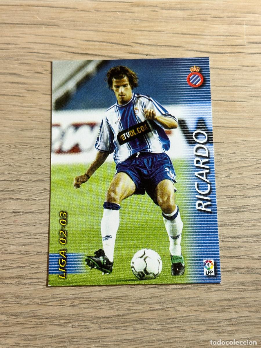 Figurine di Calcio: RICARDO n&ordm; 134 ESPANYOL MEGAFICHAS 2002 2003 MEGACRACKS PANINI 02 03