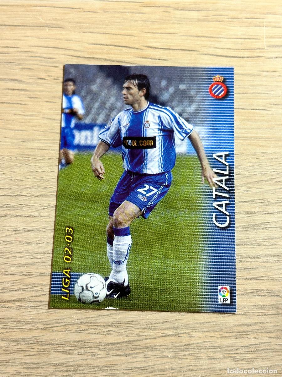 Figurine di Calcio: CATALA n&ordm; 133 ESPANYOL MEGAFICHAS 2002 2003 MEGACRACKS PANINI 02 03