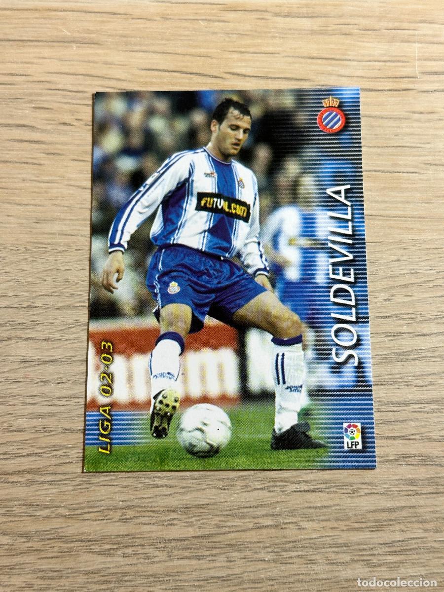 Figurine di Calcio: SOLDEVILLA n&ordm; 132 ESPANYOL MEGAFICHAS 2002 2003 MEGACRACKS PANINI 02 03