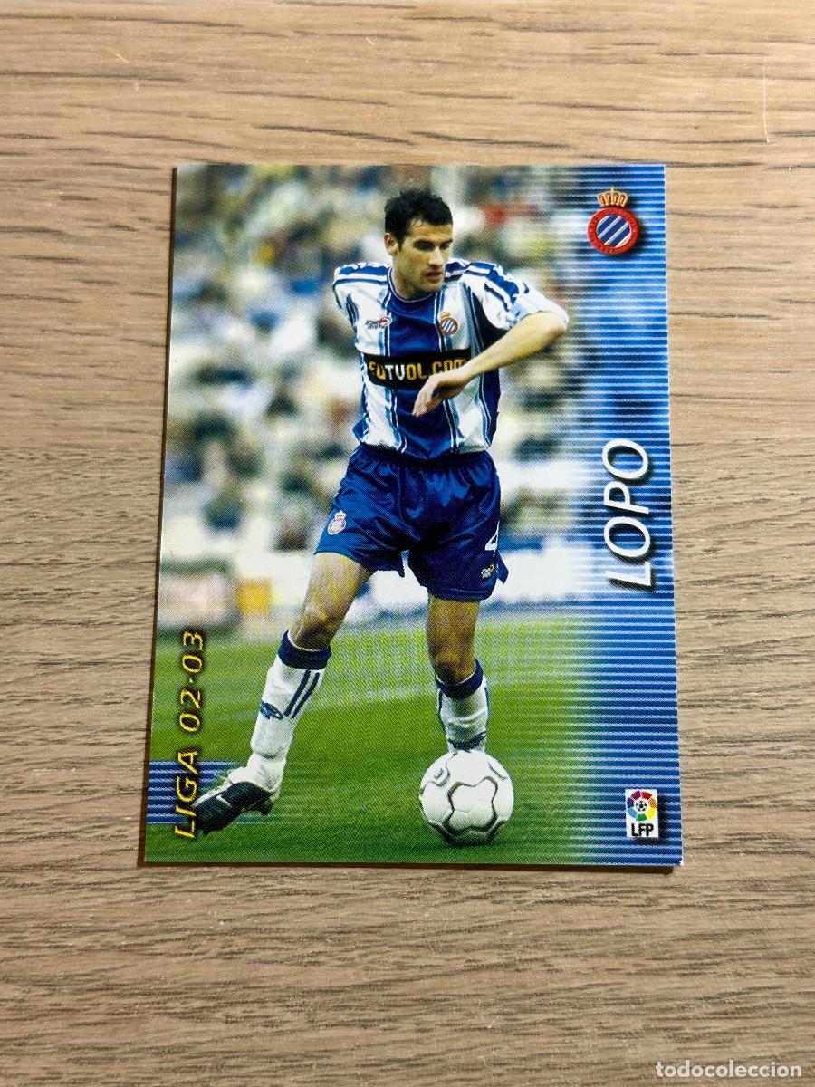 Figurine di Calcio: LOPO n&ordm; 131 ESPANYOL MEGAFICHAS 2002 2003 MEGACRACKS PANINI 02 03