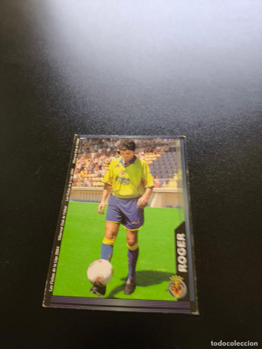 Fu&szlig;ball-Sticker: 395 Roger VILLARREAL MUNDICROMO LIGA 2003 2004 03 04 NO PANINI ESTE CROMO CARD
