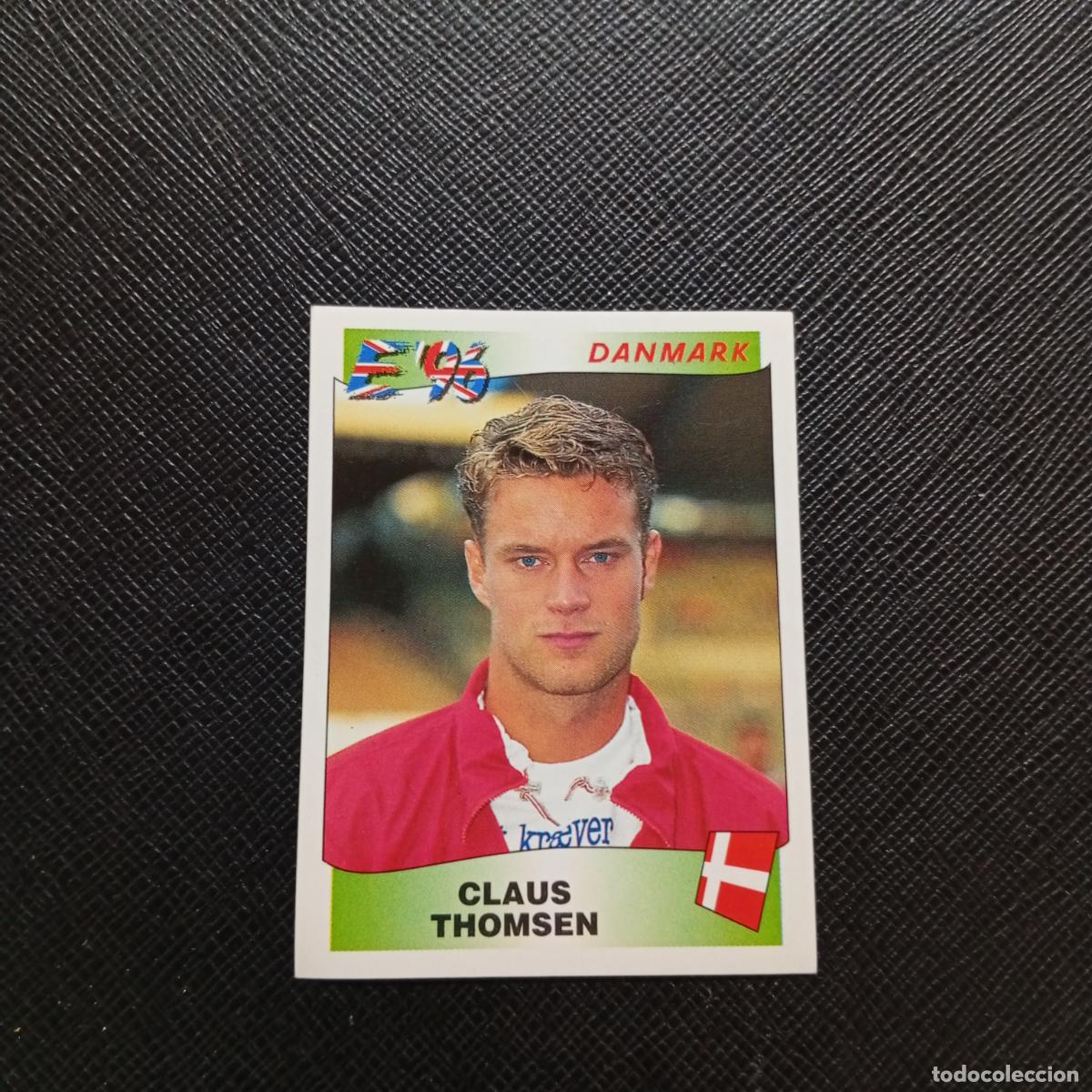 Fu&szlig;ball-Sticker: 289 CLAUS THOMSEN DINAMARCA PANINI 1996 EUROCOPA INGLATERRA EURO 96 - SIN PEGAR - A51 PG22