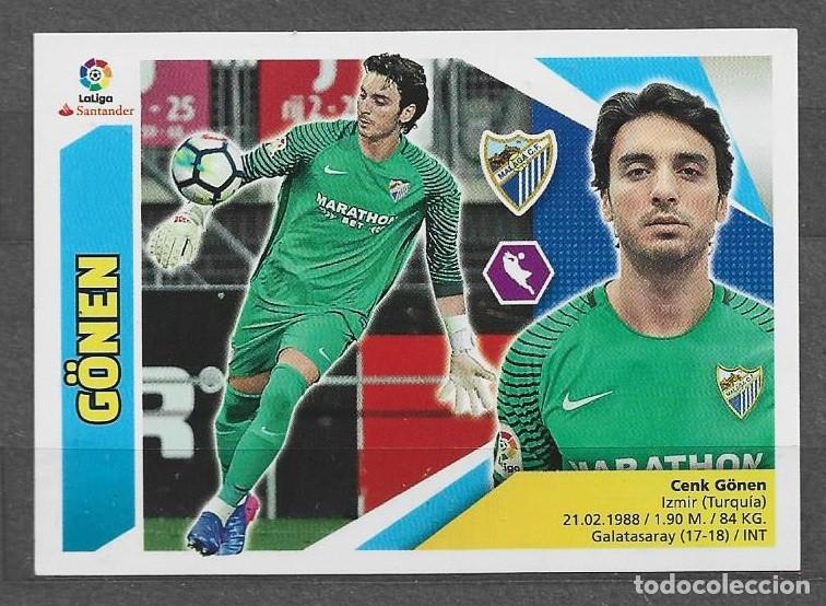 Fu&szlig;ball-Sticker: Liga este 2017/18 - G&ouml;nen - N&ordm; 2 - M&aacute;laga C.F.