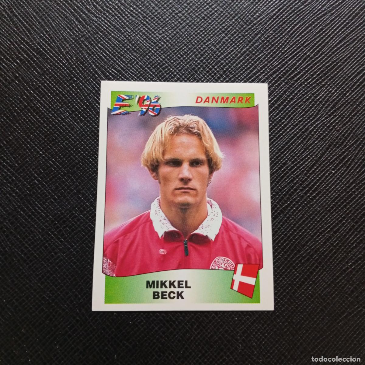 Fu&szlig;ball-Sticker: 290 MIKKEL BECK DINAMARCA PANINI 1996 EUROCOPA INGLATERRA EURO 96 - SIN PEGAR - A51 PG22
