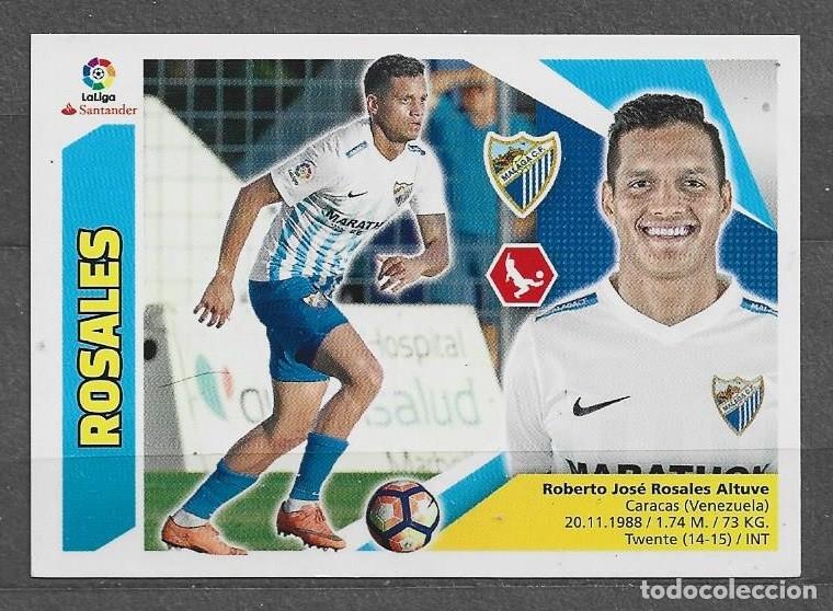 Fu&szlig;ball-Sticker: Liga este 2017/18 - Rosales - N&ordm; 3 - M&aacute;laga C.F.