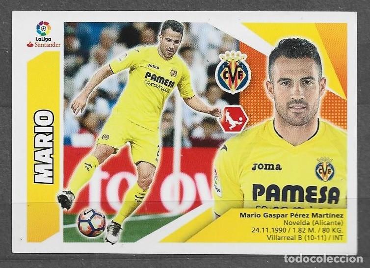 Cromos de F&uacute;tbol: Liga este 2017/18 - Mario - N&ordm; 3 - Villarreal C.F.