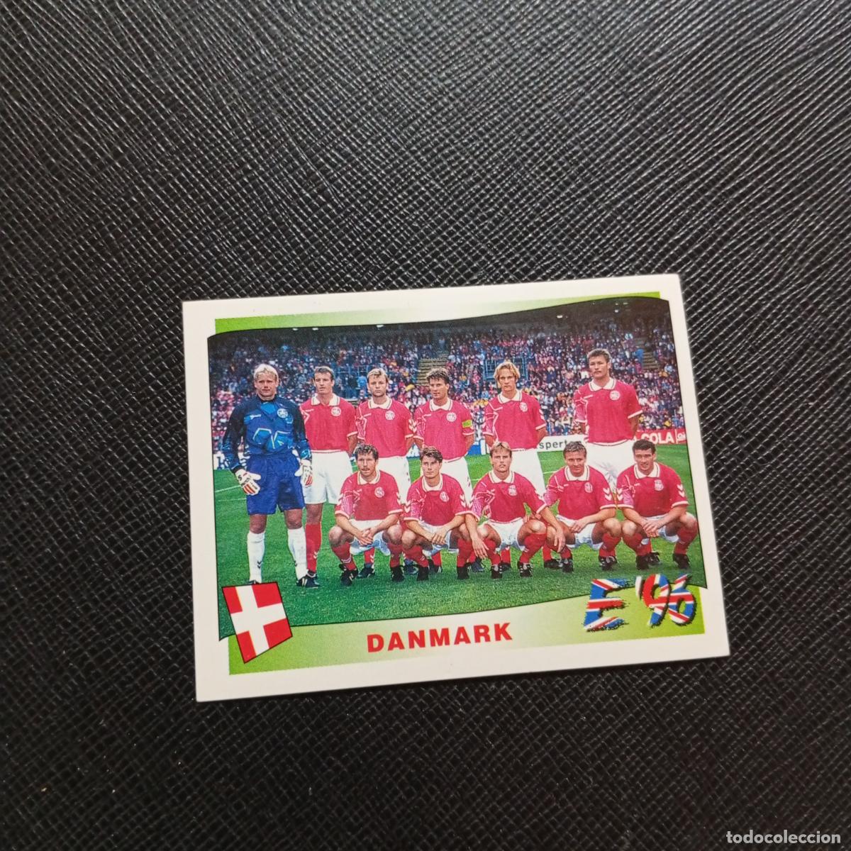 Cromos de F&uacute;tbol: 276 ALINEACION DINAMARCA PANINI 1996 EUROCOPA INGLATERRA EURO 96 - SIN PEGAR - A51 PG30